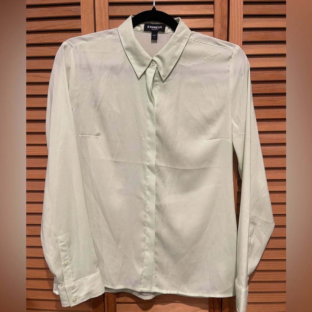 Express Portofino Blouse - Light Green